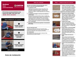 Guía de instalación - Custom Building Products