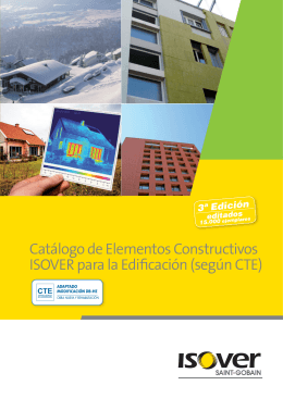 Catálogo de Elementos Constructivos ISOVER para la Edificación