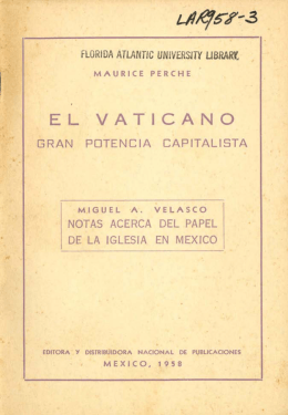 EL VATICANO - FAU Digital Collections