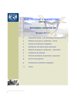 Folleto EyM 2011-2 - División de Ciencias Básicas