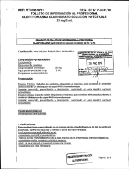 ref: mt360578/11 , reg. ¡sp n° f-3031/10 folleto de infomacion l