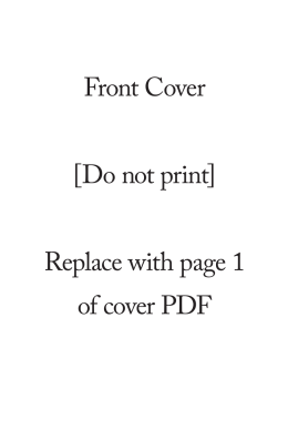 Replace with page 1 of cover PDF