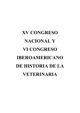 xv congreso nacional y vi congreso iberoamericano de