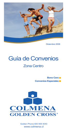 Guía de Convenios - Colmena Golden Cross
