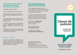 IBIZA Y FORMENTERA CONTRA EL CANCER TRIPTICO pulmon ESP