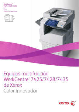 WorkCentre 7425/7428/7435 Brochure