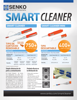 www.senko.com/smartcleaner SMART CLEANER MINI SMART