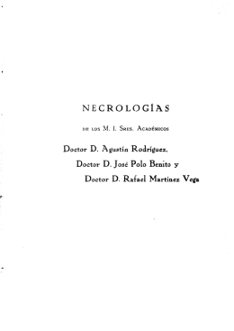 NECROLOGÍAS