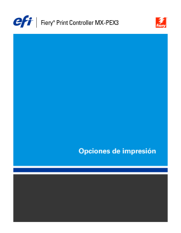 Opciones de impresión