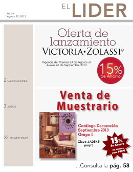 Venta de Muestrario - Home Interiors de México SRL de CV