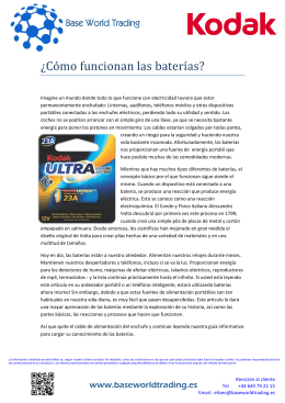 Como funcionan las baterias