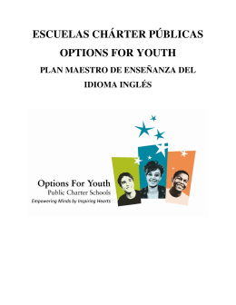 ESCUELAS CHÁRTER PÚBLICAS OPTIONS FOR YOUTH