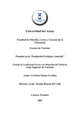 dedicatoria - DSpace de la Universidad del Azuay