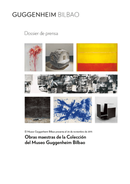 Descargar PDF - Área de prensa del Museo Guggenheim Bilbao