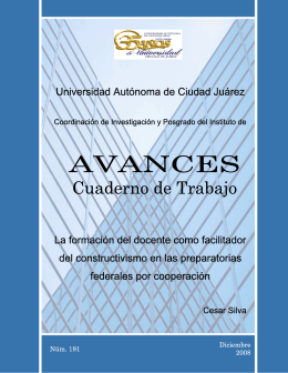 Avances 191. Cesar Silva