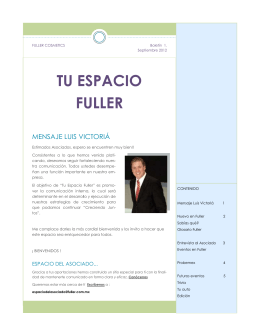 TU ESPACIO FULLER - intranet.fuller.com.mx