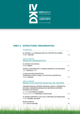 ÁREA 3. ESTRUCTURAS ORGANIZATIVAS