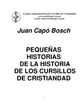 Juan Capó - Secretariado Nacional Cursillos de Cristiandad España