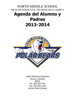 Agenda del Alumno y Padres 2013-2014