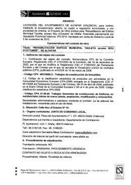 anuncio licitación