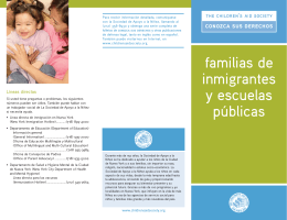 Familias de Inmigrantes y Escuelas Públicas