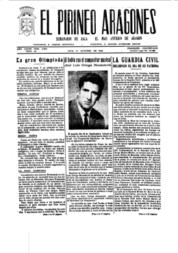 SEMANARIO DE JACA `IEL MAS ANTIGUO DE ARAGON