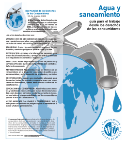 Agua y saneamiento. Guía para el trabajo desde los derechos de