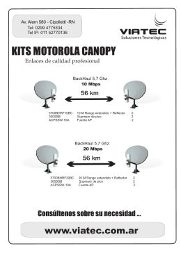 folleto Canopy