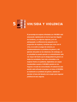 5. VIH/SIDA y violencia