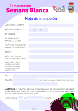 Semana Blanca - Patronato de Deportes Torremolinos