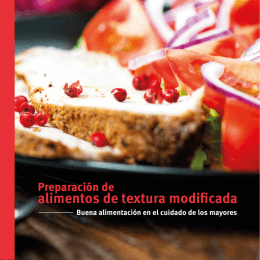 alimentos de textura modificada