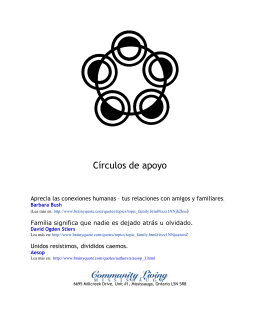 Círculos de apoyo