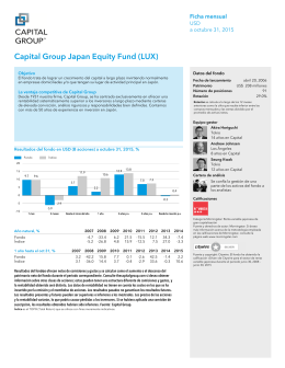 Capital Group Japan Equity Fund (LUX)