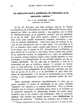 operación cesárea * - Academia Nacional de Medicina