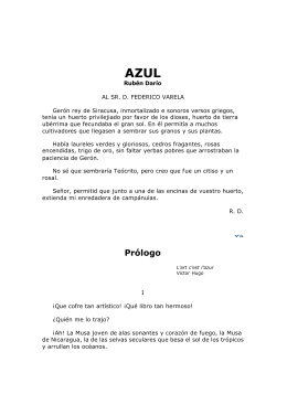 Azul - Lengua y literatura