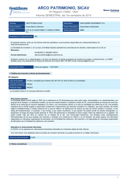 Informe semestral