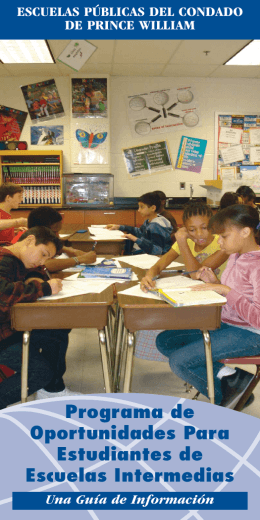 Reuniones informativas - Prince William County Public Schools
