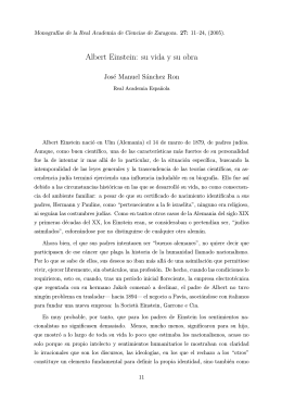 Albert Einstein: su vida y su obra