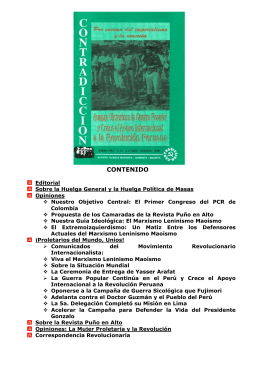 CONTENIDO - Revolución Obrera