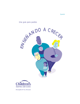en señ andoa crecer - Children`s Hospitals and Clinics of Minnesota