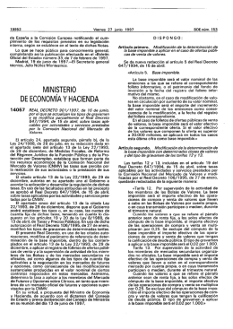 Real Decreto 901/1997