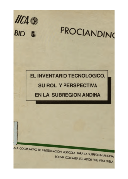Page 1 Page 2 Page 3 Page 4 Page 5 / IICA BID PROCIANDINO EL