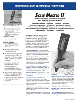 SCALE MASTER II ®