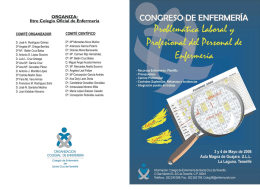 QNGRESO»DE ENFERMERÍA
