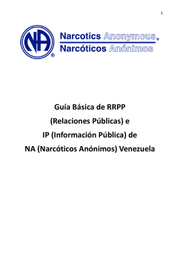 Guía Básica de RRPP (Relaciones Públicas) e IP (Información