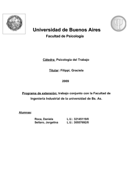 Empresa Sobre Ruedas - Universidad de Buenos Aires