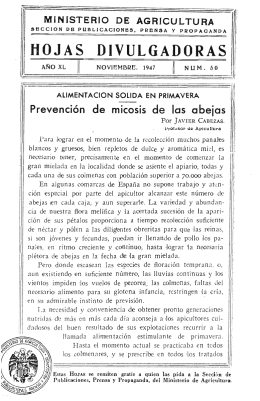 30/1947 - Ministerio de Agricultura, Alimentación y Medio Ambiente