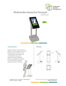 folleto MIPED - Multimedia Content Management