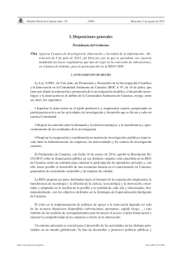 Bases reguladoras - Sede electrónica del Gobierno de Canarias