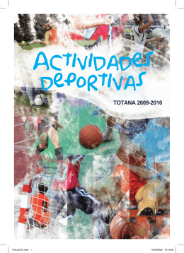 Actividades deportivas - Ayuntamiento de Totana